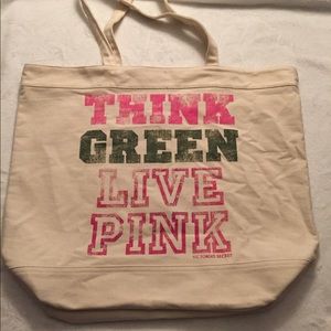 Victoria’s Secret Think Green Live Pink Tote